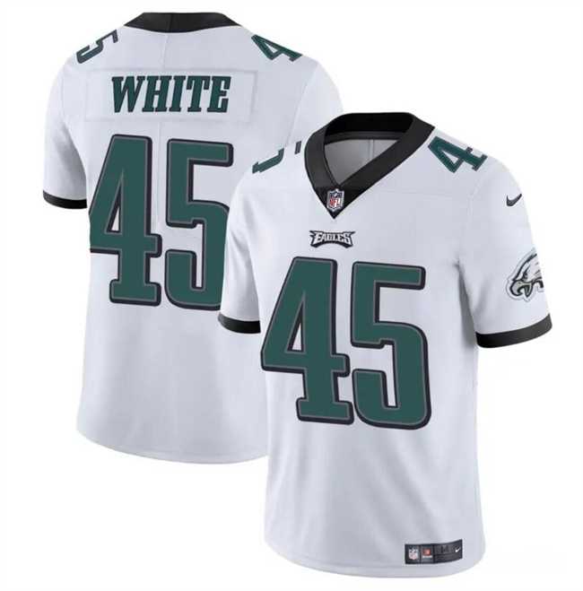 Men & Women & Youth Philadelphia Eagles #45 Devin White White Vapor Untouchable Limited Stitched Jersey,We sell and wholesale Men & Women & Youth Philadelphia Eagles #45 Devin White White Vapor Untouchable Limited Stitched Jersey on line form chian!